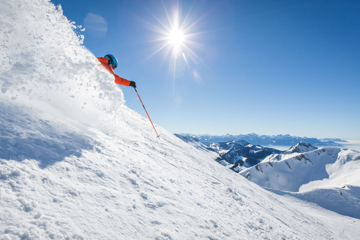 wintersport in den freiburger voralpen