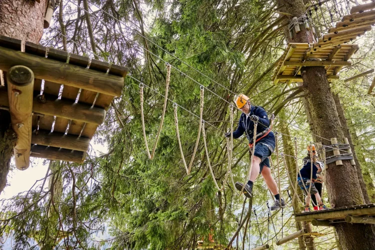 Seilpark Pilatus: 10 Parcours in Stadtnähe